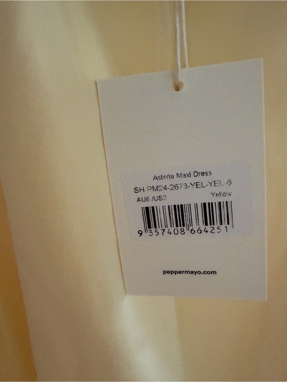 Peppermayo Asteria Maxi Dress - yellow - Picture 4 of 6